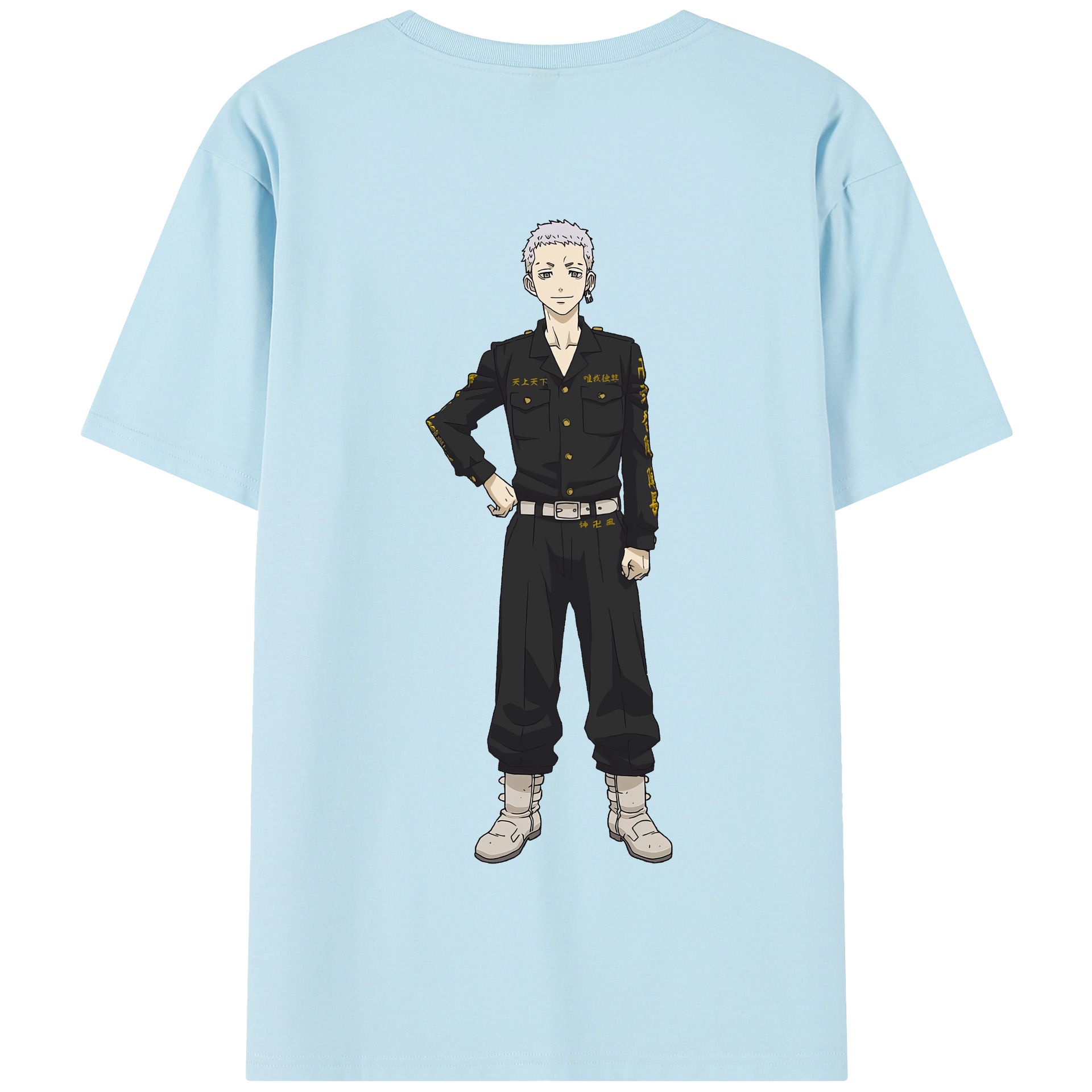 （画像用） 東京リベンジャーズ Tokyo Revengers 綿100％半袖Tシャツ（背面プリント）